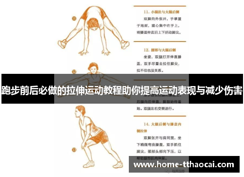 跑步前后必做的拉伸运动教程助你提高运动表现与减少伤害